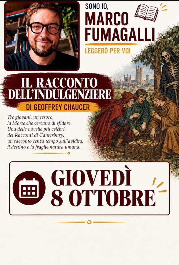 8 ottobre · Il racconto dell’indulgenziere — Geoffrey Chaucer